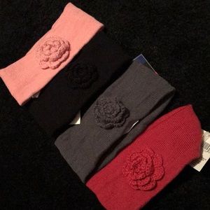 Flower winter head bands